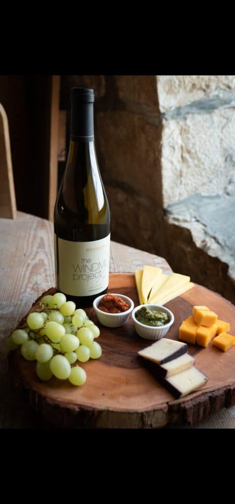 Wine tasting experience in Jerusalem - wine, cheeses and grapes